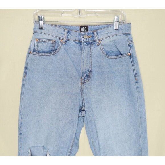 BDG Urban Outfitters Cowboy Jeans Womens 29 Distressed Denim High Rise Raw Hem - Picture 2 of 10